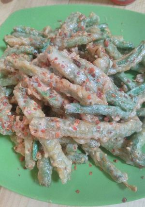 Foto resep Buncis Krispi Saus Telur Asin