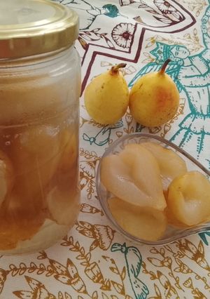 عکسی از دستور کمپوت گلابی🍐