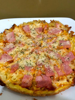 Foto resep Pizza Mie Bolognese