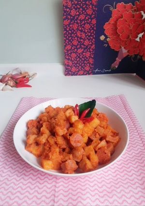 Foto resep 251.Sambal Goreng Tempe,Kentang,Sosis