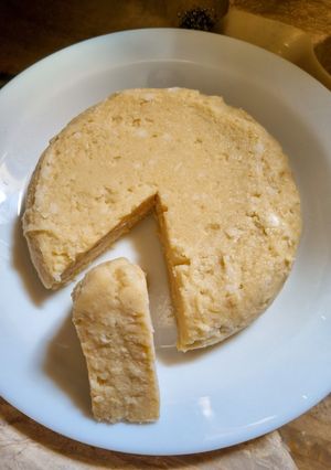Φωτογραφία της συνταγής Vegan τυρί Cheddar 🇬🇧🧀