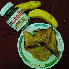 Nutella Banana Toast A picture of Nutella Banana Toast.