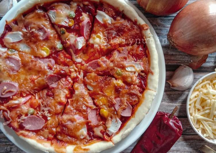 Resepi:  Pizza Arabiatta Homemade  2021