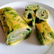 Rotolo di frittata variegato