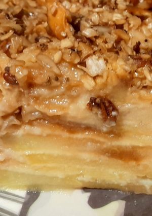 Una foto de Postre de Manzana sin azúcar y sin gluten