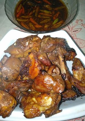 Foto resep Ayam bakar bumbu rujak #5resepterbaruku