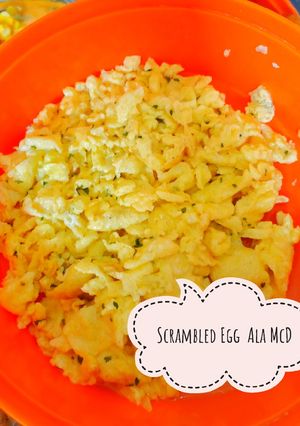 Foto resep Scrambled Egg / Telur Orak Arik Ala Mc.D