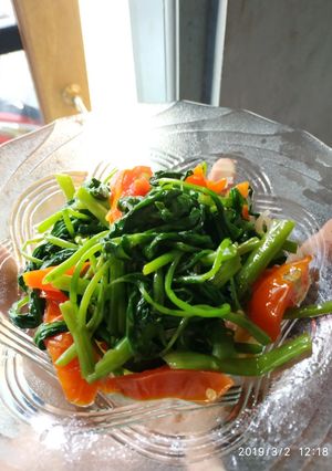 Foto resep Tumis kangkung anti coklat