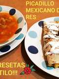 Picadillo mexicano de res