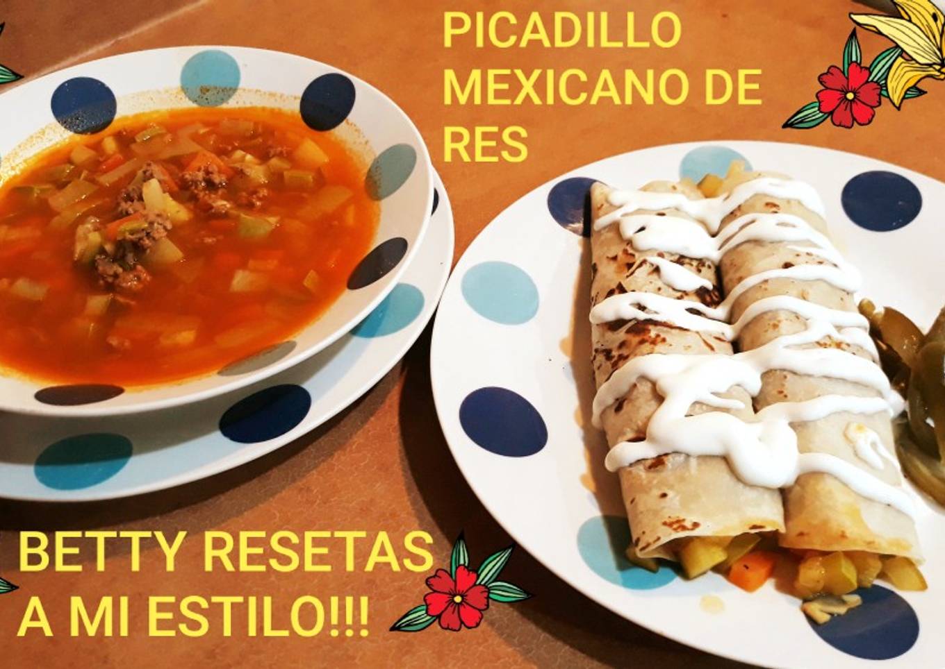 Picadillo mexicano de res