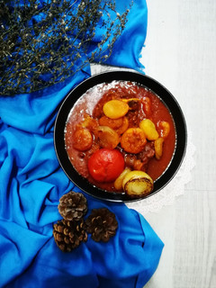 عکسی از دستور خورشت قيسی