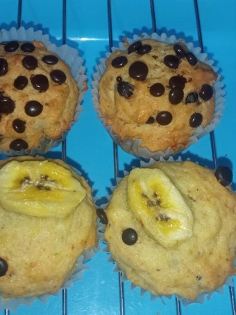 Cara Gampang Membikin Resep  Muffin pisang yang Bikin Ngiler, Enak