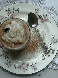Una foto de Arroz Integral con Leche de Coco (Postre Otoñal)