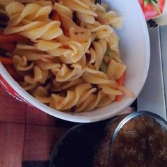 A picture of Simple and easy pasta.
