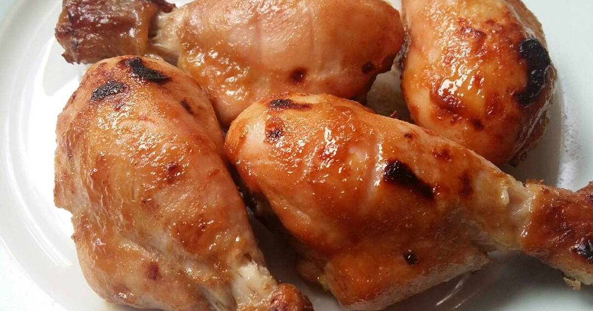 Vickys Maple Mustard Chicken Drumsticks, GF DF EF SF NF Recipe by Vicky