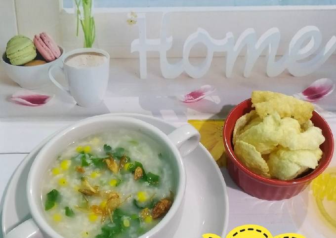 Resep Bubur Ayam Sayuran👩‍🍳 Oleh Bunda Almira Cookpad