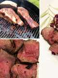 Sweet & Spicy Wagyu Beef Roast with Grilled Asian Slaw