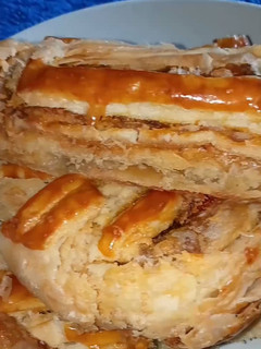 Foto resep Danish pastry isi daging dan sosis