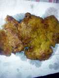 Bacalaitos ( cod fish fritters )