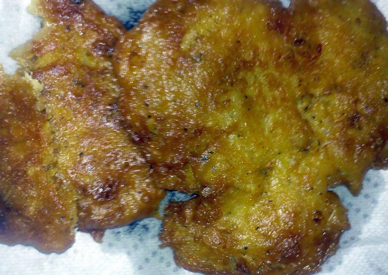 Bacalaitos ( cod fish fritters )