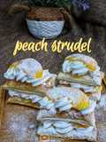 Peach strudel