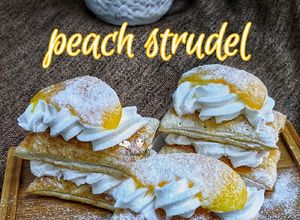 Gambar Peach strudel