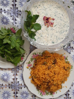 عکسی از دستور لوبیا پلو