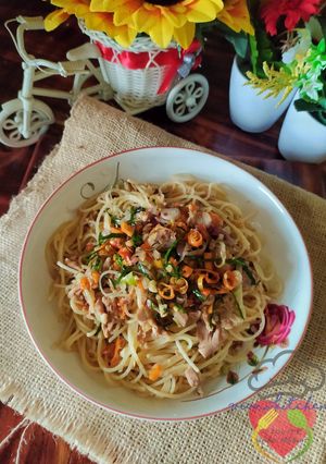 Foto resep Spaghetti Tuna Sambal Matah