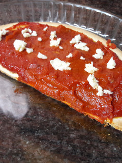 Foto principal de Pizza "de tarta de tomate" sin gluten y vegana 🍕