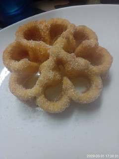 Una foto de Flores fritas
