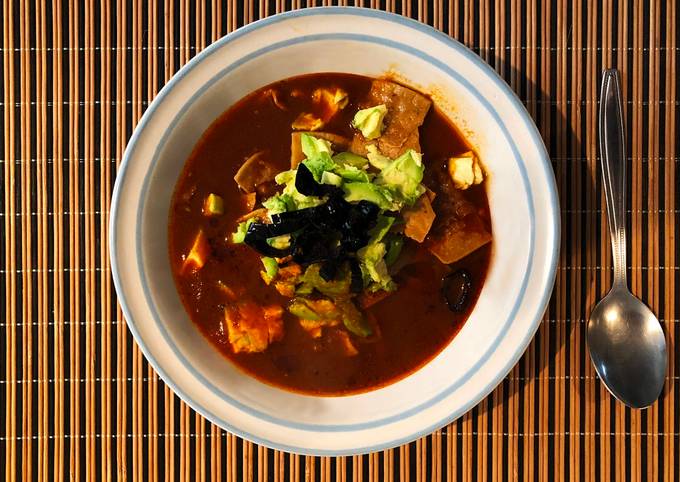 Sopa Azteca / Sopa De Tortilla Receta De Comidas De Un Foráneo- Cookpad