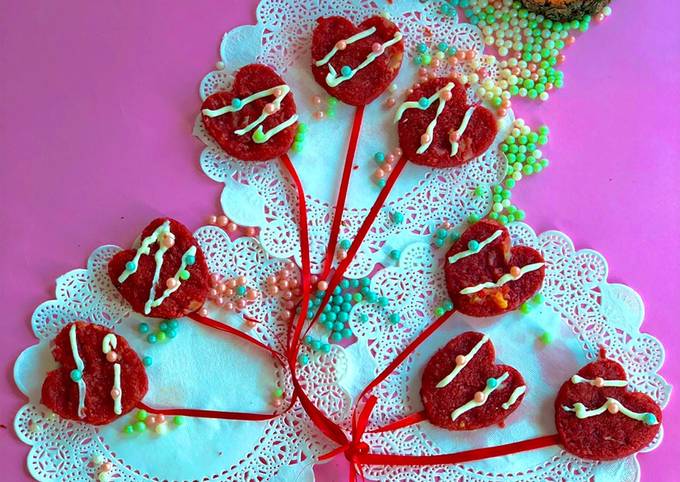 Red Velvet Heart Balloons