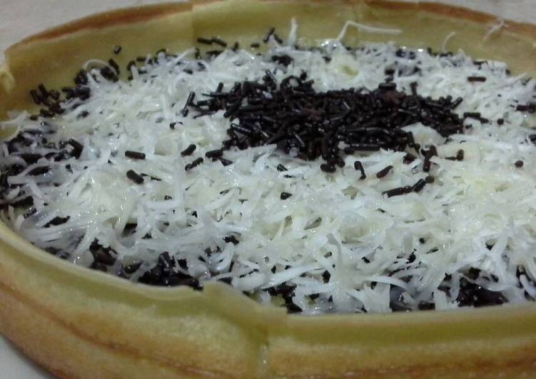 Martabak bolu (marbol) pandan teflon