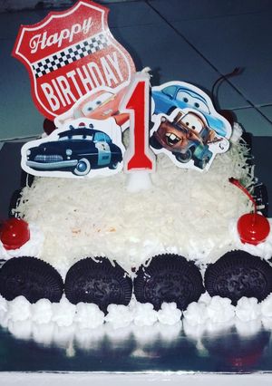 Foto resep Cake "ULTAH" oreo (solusi bikin kue sendiri tanpa ribet)