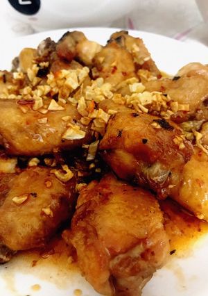 Hình của món Cánh gà chiên nước mắm.