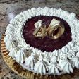 Tarta de queso con ganache de chocolate blanco