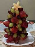 Árbol de frutas, base zanahoria y manzana