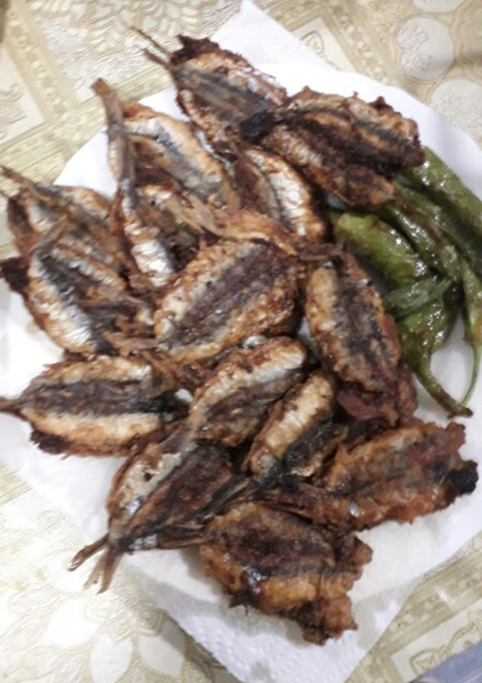 Una foto de Sardinas fritas