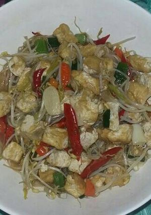 Foto resep Tumis T2 (tahu toge) pedas