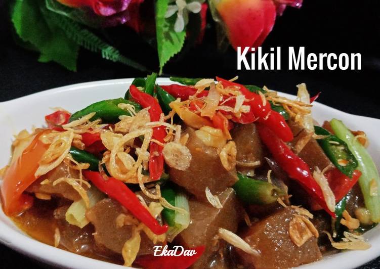 How to Cook Appetizing Kikil Mercon