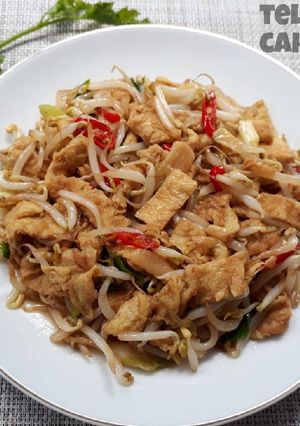 Foto resep Telur Dadar Cah Tauge