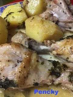 Una foto de Jamoncitos de pollo en olla exprés