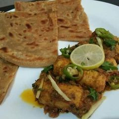 A picture of Chicken Kabab Masala Karahi😋🍲.