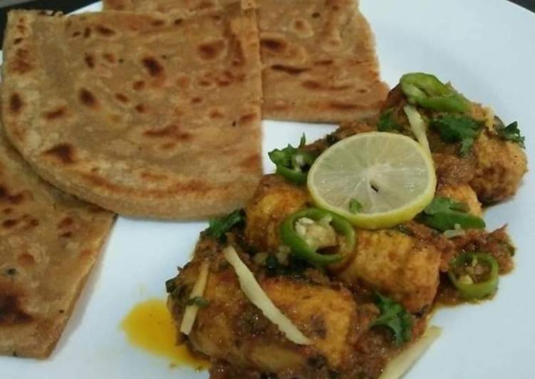 Recipe of Favorite Chicken Kabab Masala Karahi😋🍲
