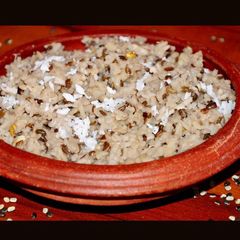 One pot Urad dal rice A picture of One pot Urad dal rice.