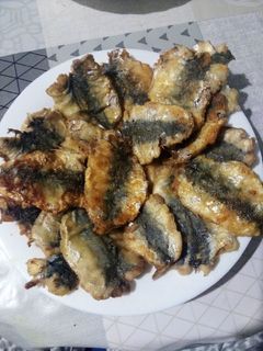 Una foto de Sardinas rebozadas con sémola