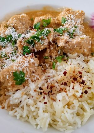 Foto principal de Pollo al curry con leche de coco