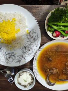 عکسی از دستور چلوگوشت با گوشت شتر