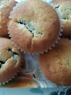 Rumos csokipudinggal töltött muffin recept fotója