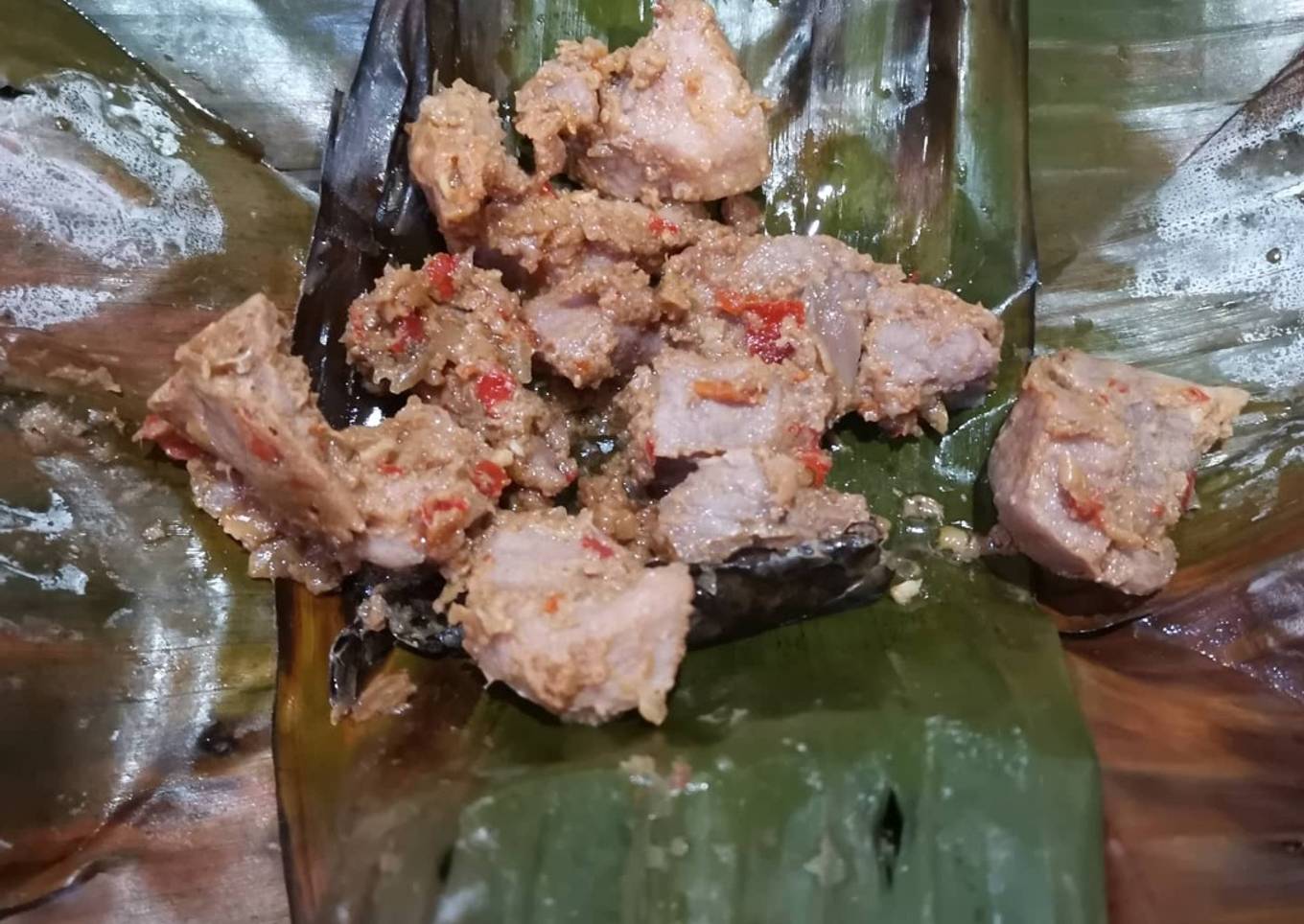 Daging Babi / sapi masak bumbu Songkem ala magic com